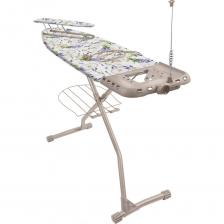 Доска предназначена для глажки различных вещей, белья. Оснащена регулировкой по высоте, что позволяет подобрать удобную высоту для глажки. Чехол изготовлен из хлопка, каркас из металла, что обеспечивает продолжительный срок службы изделия.