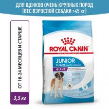 Корм для собак Royal Canin Корм Giant Junior (Джайнт Юниор) сухой для щенков очень крупных размеров до 8 месяцев, 3,5 кг