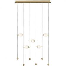 Подвесной светильник светодиодный Delight Collection MD24083005 MD22001013-5AY-001 gold в форме шара DeLight Collection
