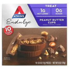 Atkins Endulge печенье с арахисовым маслом 10 упаковок 17 г (0 6 унции) каждая