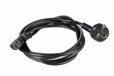Кабель питания Шнур питания Rem (R-10-CORD-C13-S-5) C13-Schuko проводник.:3x1мм2 5м 220В 10А (упак.:1шт) черный