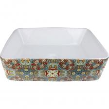 Накладная керамическая раковина-чаша COZY от Bronze de Luxe добавит тепла и уюта ванной комнате. Раковина устанавливается непосредственно на столешницу.