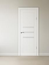 Дверь межкомнатная комплект «B-3/08», со стеклом, 2000x800 мм, цвет белая шагрень