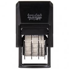 Датер Trodat 4810, прямоугольный синий синий черный 1 шт. синий