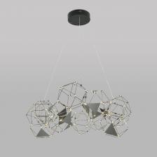 Подвесная люстра Eurosvet Uma 90369/12 черный жемчуг a065033