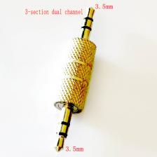 Аудиоадаптер 3,5 мм «Папа-папа», профессиональный аудиоадаптер с разъемом 3,5 для наушников, разъем AUX для Bluetooth, автомобиля