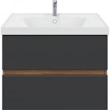 Тумба подвесная SanStar Graffa 70 с раковиной Грейс 70 (комплект) для ванной комнаты производится на российском заводе, оснащенном высокотехнологичным европейским оборудованием под брендом SanStar. Под контролем отдела качества, с соблюдением ТУ и ГОСТ.Выполнена в современном стиле, внесет в вашу ванную комнату неповторимый дизайн и обновление.Дополнительно к тумбе возможно приобрести полный комплект мебели Graffa, а именно зеркало или зеркальный шкаф, шкаф-пенал.Для изготовления корпуса используется влагостойкий ЛДСП - покрытие матовое, фасад изготавливается из МДФ.Для покрытия фасада изделия используется высококачественная матовая пленка увеличенной толщины.Товар доставляется в разобранном виде, состоит из 1 места, надежно упакованного в пятислойный гофрированный картон. В набор входит раковина.Размеры изделия могут отличаться +/-1 см в связи со спецификой производства. Отображение цветового оттенка мебели на вашем экране может немного отличаться от реального и зависит от настроек монитора. Пожалуйста, учитывайте это при подборе.