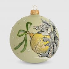 Шар елочный Marusya дракоша с елочными игрушками 10 см