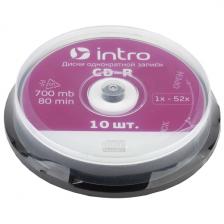 CD-R диски 52X 700MB Cakebox, 10 шт (UL120230A8L)