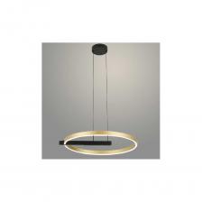 Люстра Росток 2598/600 GD+BK золото/черный 76W LED 3000K-6000К d640 h1200 ПДУ диммер, GNV24 988383182