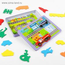 Магнитный конструктор «Запоминаем транспорт»