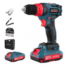 Дрель-шуруповёрт аккумуляторная Alteco CD 21-45 BL X2 73510, бесщеточная