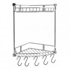 Полка металлическая угловая Wasserkraft 30х34х22 см