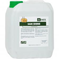 Очиститель стекол и зеркал Himix SAN SHINE - универсальный очиститель для стекол, зеркал, пластика, хрома, кафеля. Не оставляет подтеков, разводов, экономичен в применении. Придает поверхности антистатический эффект. Может применяться в офисе для чистки мебели, обновления мониторов, стекол, зеркал, торгового оборудования. Обладает высокой очищающей способностью. Применение: Раствор готов к применению. 1. Распылите средство на загрязненные места с расстояния 15-20 см. 2. Протрите сухой чистой микрофиброй. Для достижения наилучшего результата не рекомендуется использовать продукт под прямыми солнечными лучами.