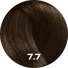 Профессиональный краситель 7.7 Темный блондин бежевый, 100 мл /Keralex Color