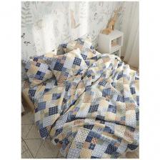 Постельное белье Сказка "Сад эльфа" семейное Наволочка 50х70 см 2 шт Простынь на резинке 160х200 см Пододеяльник 145х215 см(2шт)