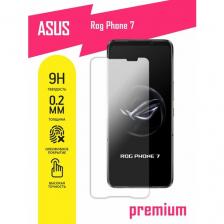 Защитное стекло для Asus Rog Phone 7, Асус Рог Фон 7 на экран, гибридное (гибкое стекло), AKSPro