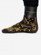 Носки неопреновые Sargan Сталкер 7 мм с кевларовой подошвой, Черный