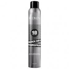 Лак для укладки волос REDKEN Быстросохнущий лак Quick Dry 18 cо средней степенью фиксации и блеском 400