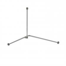 Карниз для ванны Wasserkraft Dinkel SC-469090 90x90 см, серебристый