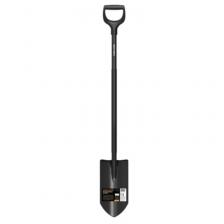 Лопата штыковая Fiskars Ergonomic Pro 1066709, с закругленным лезвием