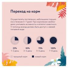 Пауч FLORIDA для взрослых кошек, кусочки с кроликом и яблоком в желе 12шт*85г