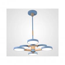 Подвесная люстра IMPERIUMLOFT TURNA DBL L6 Blue 229090-26 представляет собой современное осветительное решение, идеально подходящее для интерьеров в стиле модерн. Она оснащена шестью встроенными светодиодными лампами, каждая из которых имеет мощность 15 Вт, обеспечивая общее освещение мощностью 90 Вт. Люстра выполнена в голубом цвете с элементами из дерева и металла, что придает ей стильный и элегантный вид. Матовые акриловые плафоны молочного цвета направлены вниз, создавая мягкое и равномерное освещение. Люстра поддерживает регулировку цветовой температуры в диапазоне от 3000 до 6000 К, что позволяет адаптировать освещение под различные нужды. Высота люстры составляет 44 см, а диаметр — 66 см, что делает её подходящей для освещения площади до 25 м?. Устройство интегрируется в системы "умного дома", что обеспечивает дополнительное удобство в управлении освещением.