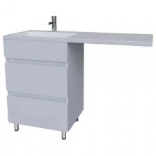 Тумба под раковину напольная Stella Polar Корделия 60 белая