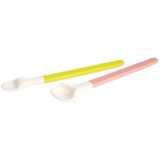 Ложечки Pigeon для первого прикорма розовый/салатовый