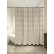 Штора для ванной PRIMANOVA Gold Rush 180x200 PVC D-07231 отлично задержит брызги воды и украсит ванную комнату, подчеркнет стиль. Шторка снабжена пластиковыми люверсами, которые защищают изделие от разрыва при постоянном движении. Шторку можно стирать вручную или на деликатном режиме при 40 градусах без отжима.