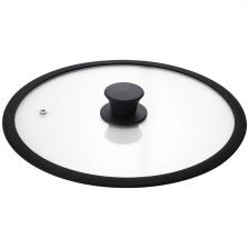 Крышка стеклянная Mallony CAPPELLO-C, 26 см, C-type с силиконовым ободком (003662)