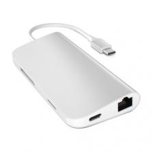 USB адаптер Satechi Aluminum Multi-Port Adapter 4K with Ethernet, USB-C ST-TCMAS