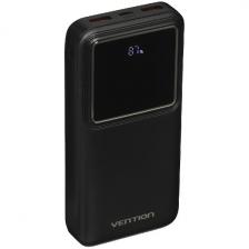 Внешний аккумулятор Vention 20000mAh, M/C-A/A, 22.5W, черный, с LED дисплеем (FHLB0)