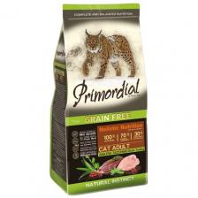 Корм Primordial Grain Free Adult Duck & Turkey (беззерновой) для кошек, с индейкой и уткой, 6 кг