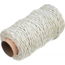 Плетеный фал Плетеный 16-прядный капроновый фал с сердечником 6мм, бухта 100м, 650кгс СИБРТЕХ Россия 93969