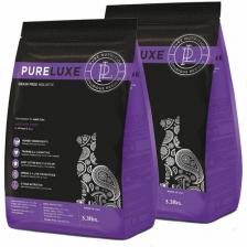 Корм сухой PureLuxe для взрослых кошек с индейкой, 1,5 кг х 2 шт