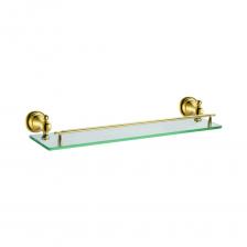 Стеклянная полка Azario ELVIA золото 00081753