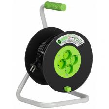KAT-2x0.75-30m Удлинитель силовой ЭРА GREEN LINE KAT-2x0.75-30m Greenline на катушке пластик 4 розетки без заземления 30м ПВС 2x0.75мм2, цена за 1 шт