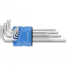 Набор Г-образных ключей HOEGERT TECHNIK длинные, TORX S2, 9 шт HT1W830