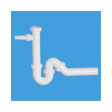 Сифон McAlpine без выпуска ф-40-40/40 P/S-образный с носиком MRSK6