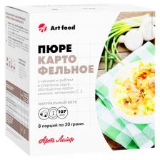 Пюре картофельное с курицей и грибами в сливочном соусе