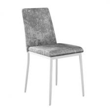 Стул DikLine 270 M13 светло-серый, ножки белые арт.00-00077524 Dikline