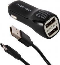 Автомобильное зарядное устройство AC2-20 с кабелем USB-C Black