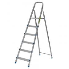 Стремянка Сибртех 97838, 6 ступеней, стальная, оцинкованная