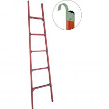 Стеклопластиковая приставная диэлектрическая лестница Антиток ЛСПД-2.0 ТК 471537