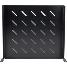 Перфорированная консольная полка Полка Cabeus перфорированная, консольная, 2U, глубина 400 мм, SH-J017-2U-400-BK