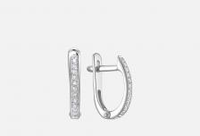 Серьги Золотые Бриллиант 2 шт VESNA JEWELRY