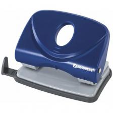 Дырокол BRAUBERG "Original", до 20 листов, синий, 222540