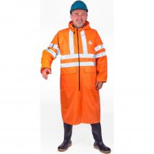 Влагозащитный плащ-дождевик с СОП БЕРТА оранжевый, рост 182-188 800-52-54
