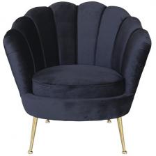 Кресло Garda Decor 87YY-1907 BLK (Золото/Черный)